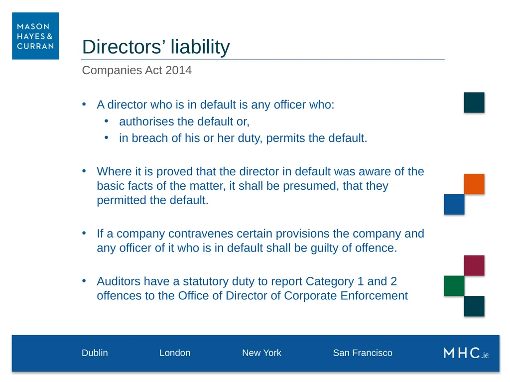 9 May 2019 Directors’ Duties Directors are - slide 16 of 31