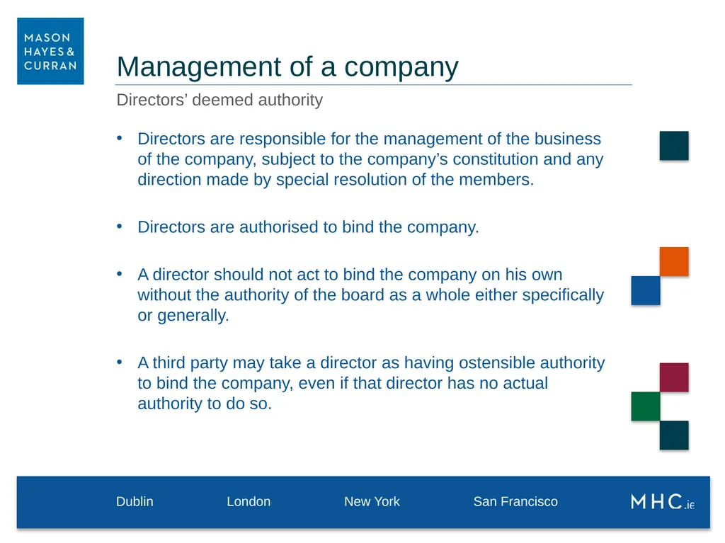 9 May 2019 Directors’ Duties Directors are - slide 4 of 31