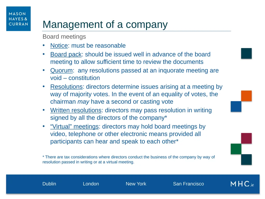 9 May 2019 Directors’ Duties Directors are - slide 7 of 31