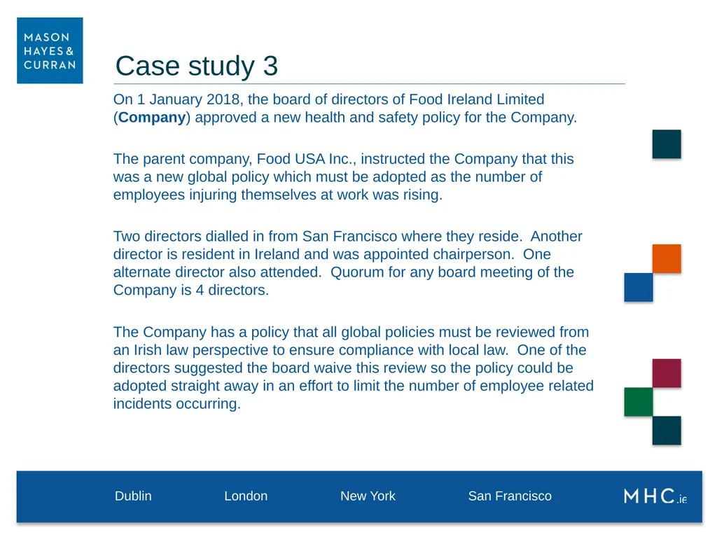9 May 2019 Directors’ Duties Directors are - slide 26 of 31