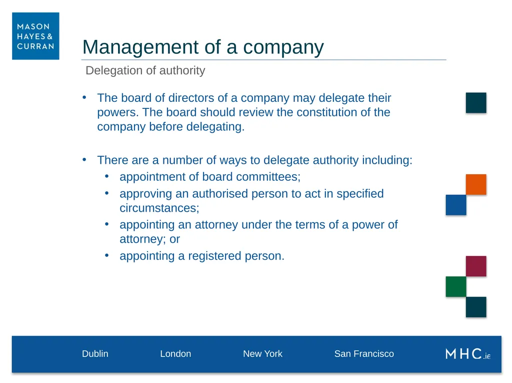 9 May 2019 Directors’ Duties Directors are - slide 5 of 31