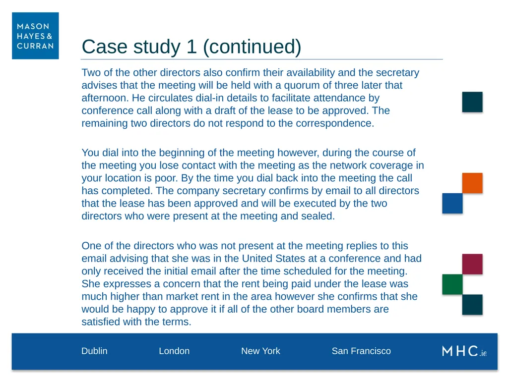 9 May 2019 Directors’ Duties Directors are - slide 23 of 31