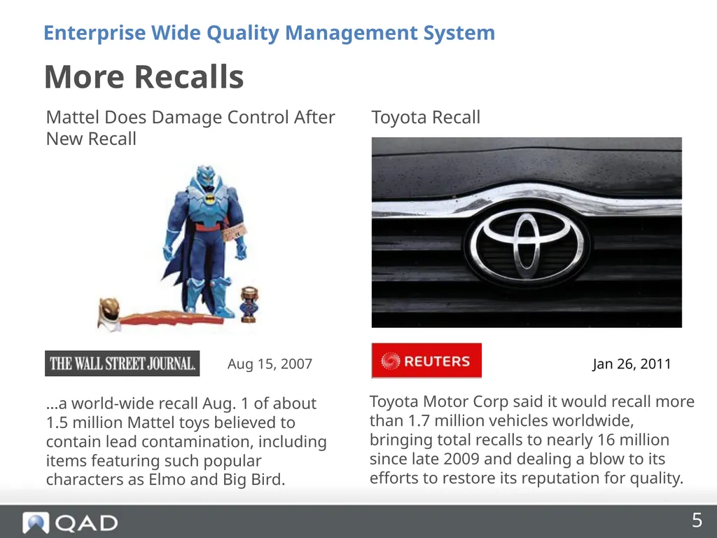 Enterprise Wide Quality Management Made Easy Riya - slide 5 of 27