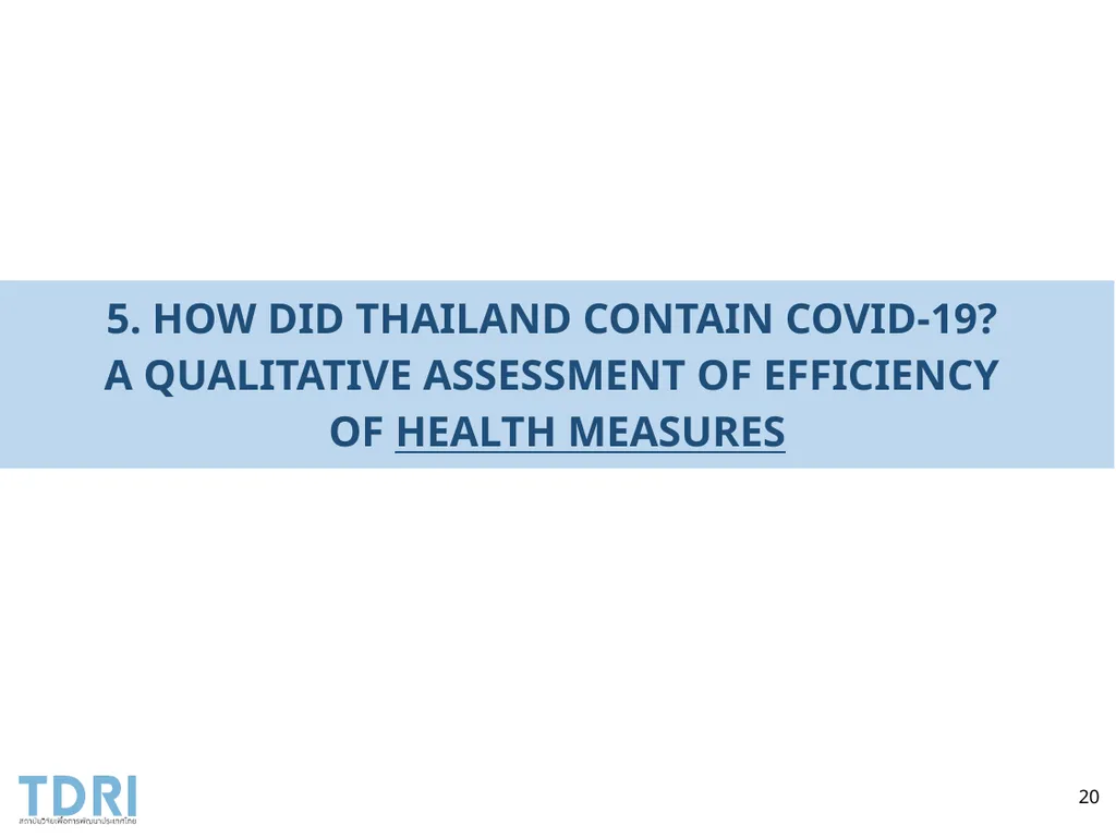 Thai Government’s Policy Response to Covid-19 and - slide 20 of 47