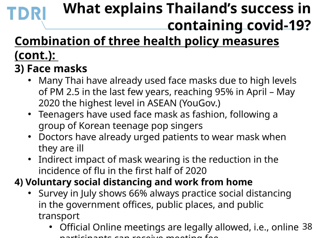 Thai Government’s Policy Response to Covid-19 and - slide 38 of 47