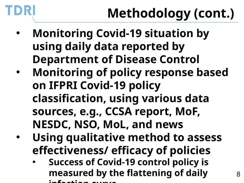 Thai Government’s Policy Response to Covid-19 and - slide 8 of 47