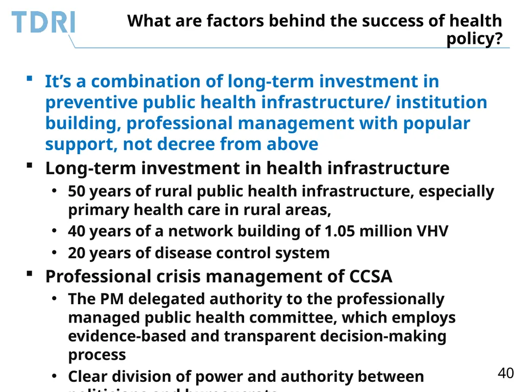 Thai Government’s Policy Response to Covid-19 and - slide 40 of 47