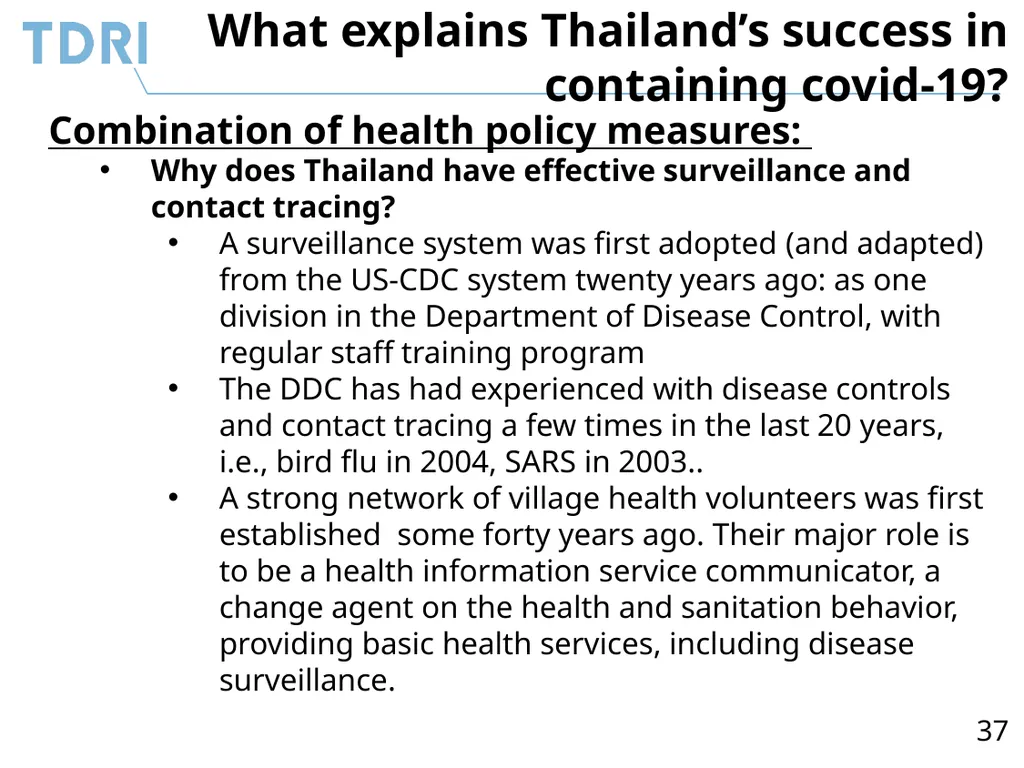 Thai Government’s Policy Response to Covid-19 and - slide 37 of 47