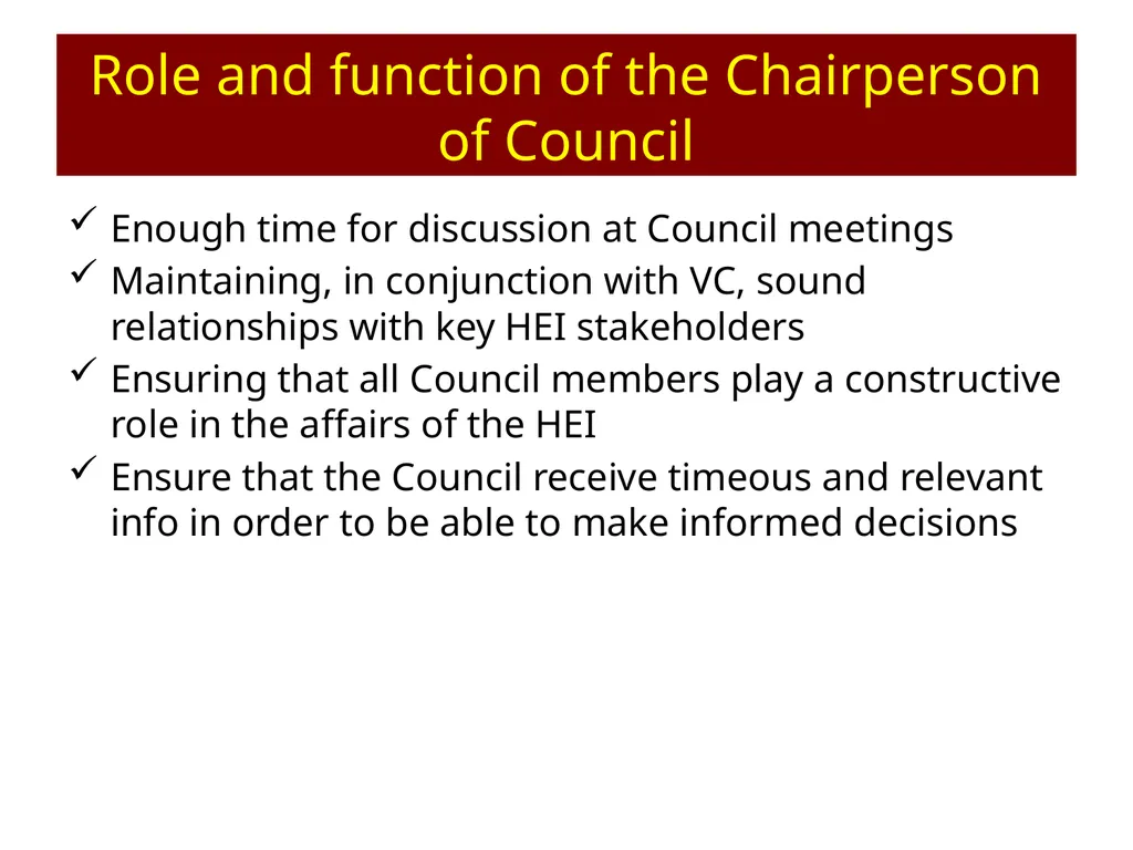 AAU Workshop: Governance of Universities Accra, - slide 36 of 58