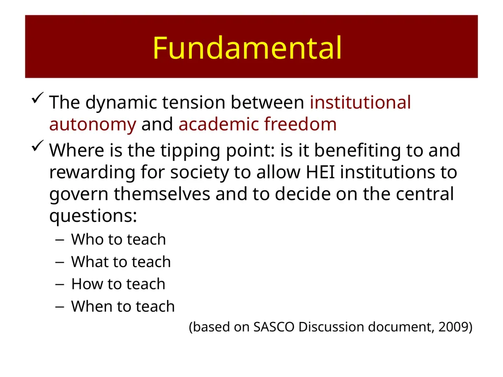 AAU Workshop: Governance of Universities Accra, - slide 16 of 58