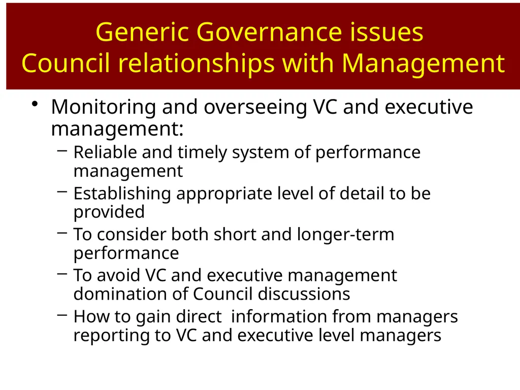 AAU Workshop: Governance of Universities Accra, - slide 34 of 58