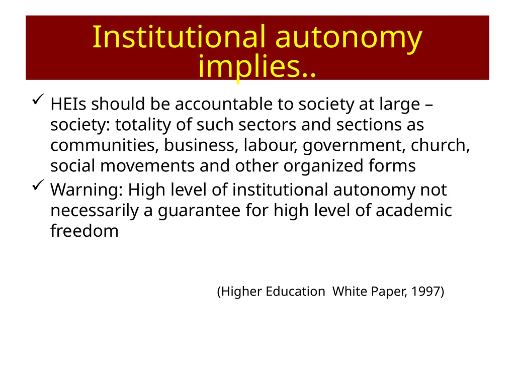 AAU Workshop: Governance of Universities Accra, - slide 19 of 58