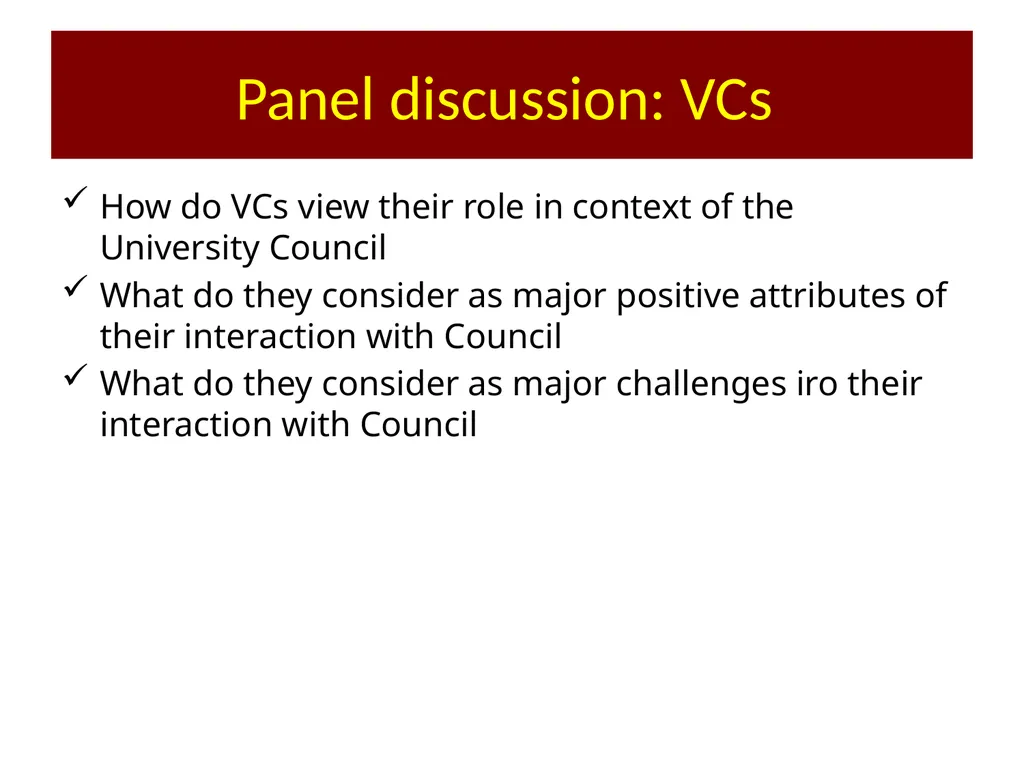 AAU Workshop: Governance of Universities Accra, - slide 25 of 58