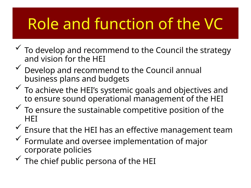 AAU Workshop: Governance of Universities Accra, - slide 28 of 58