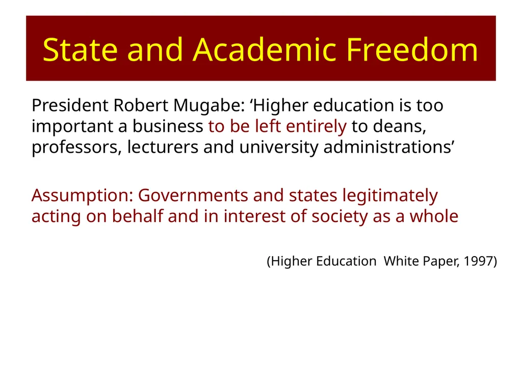 AAU Workshop: Governance of Universities Accra, - slide 23 of 58