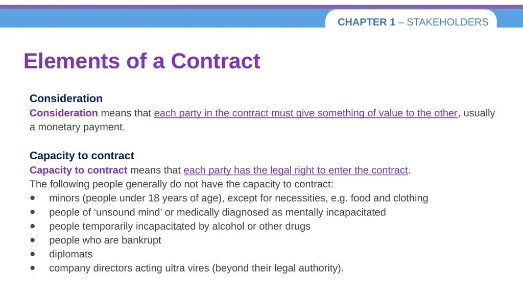 Chapter 1 – Stakeholders 1.1 Introduction to - slide 48 of 73