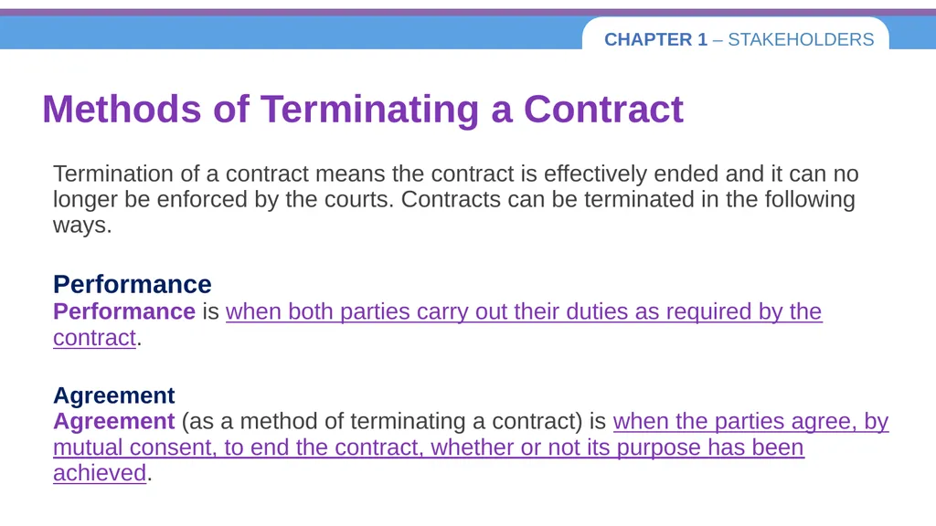 Chapter 1 – Stakeholders 1.1 Introduction to - slide 51 of 73