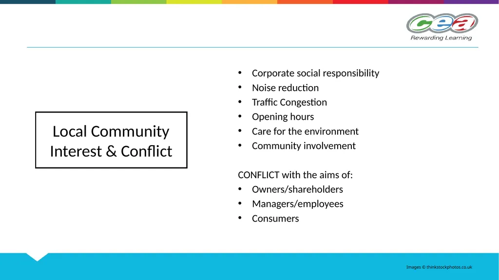 STAKEHOLDERS Unit 2 GCSE Business and - slide 20 of 23