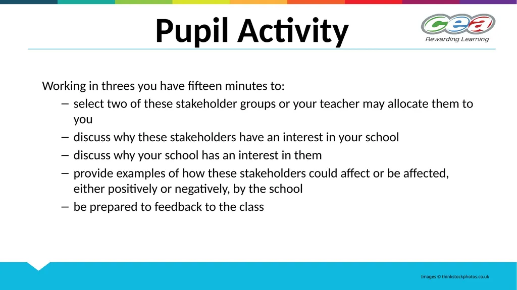 STAKEHOLDERS Unit 2 GCSE Business and - slide 7 of 23