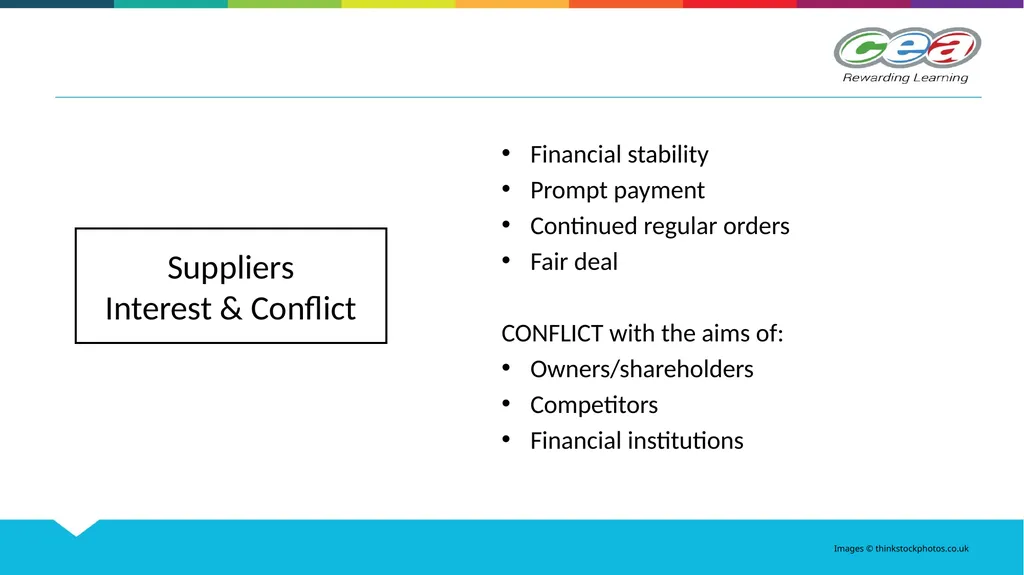 STAKEHOLDERS Unit 2 GCSE Business and - slide 16 of 23