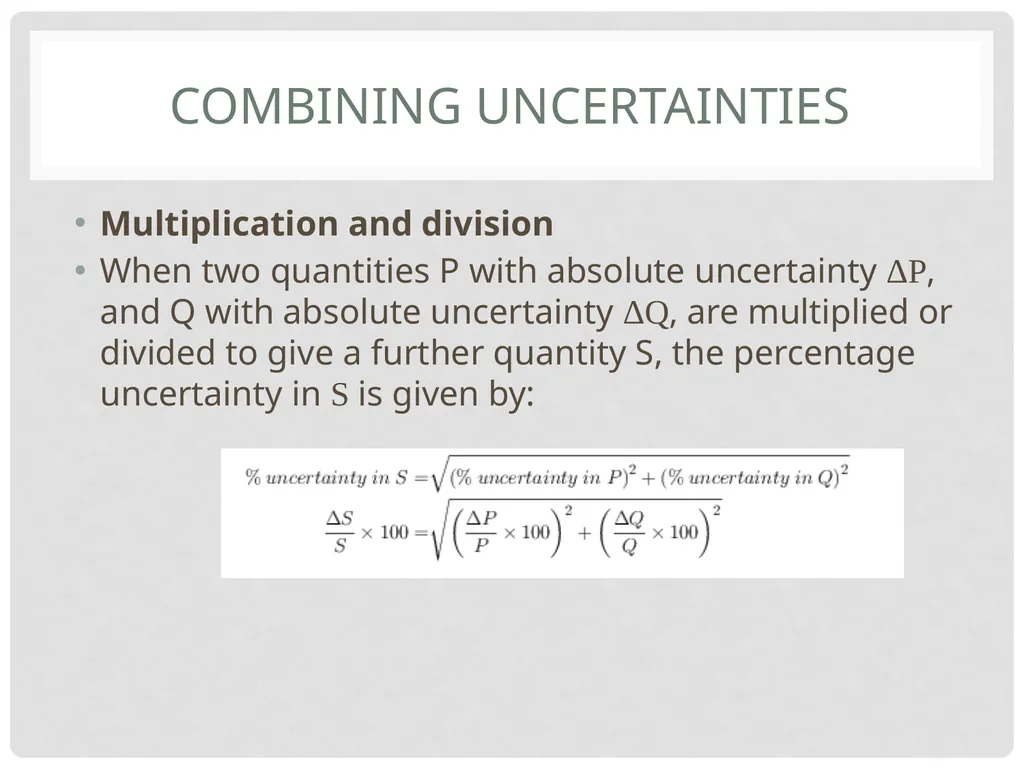 Data Analysis Advanced Higher Physics Percentage - slide 6 of 14
