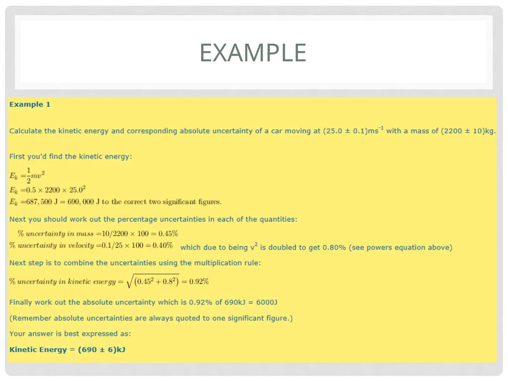 Data Analysis Advanced Higher Physics Percentage - slide 8 of 14