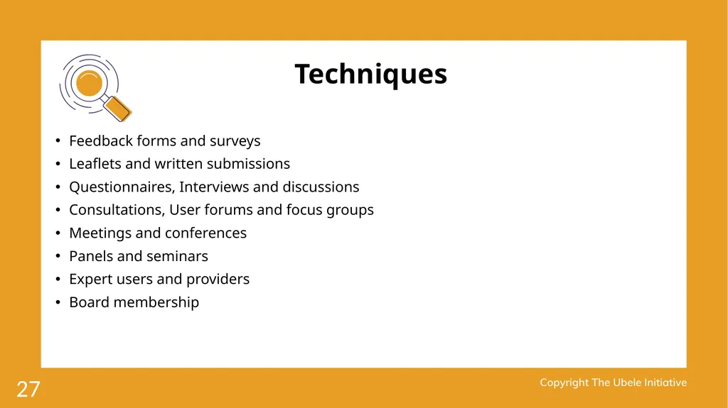1 Achieving stakeholder involvement Ade Sawyerr – - slide 27 of 40