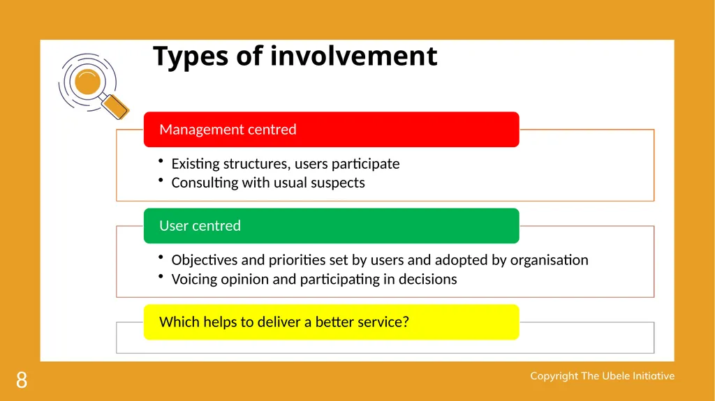 1 Achieving stakeholder involvement Ade Sawyerr – - slide 8 of 40