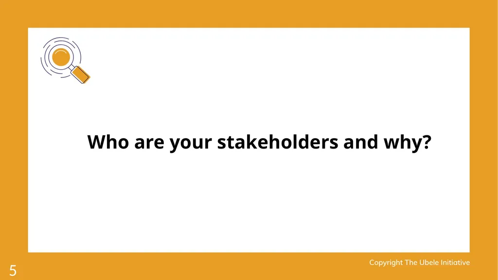 1 Achieving stakeholder involvement Ade Sawyerr – - slide 5 of 40