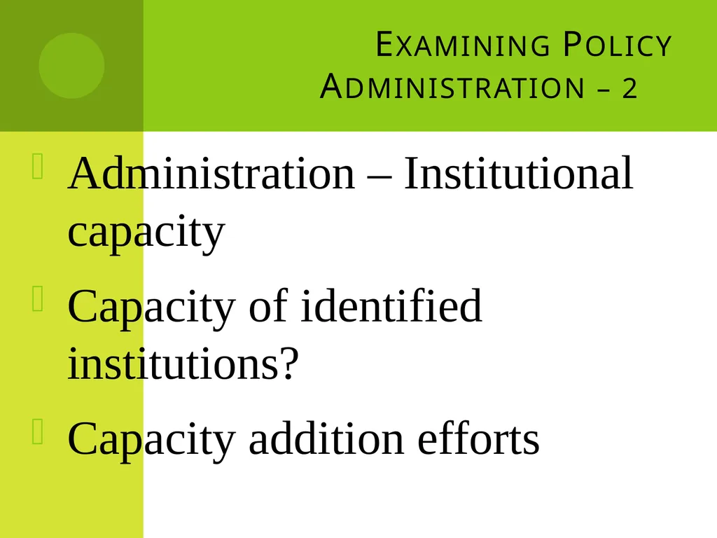 D. Narasimha Reddy Policy Implementation - slide 19 of 28
