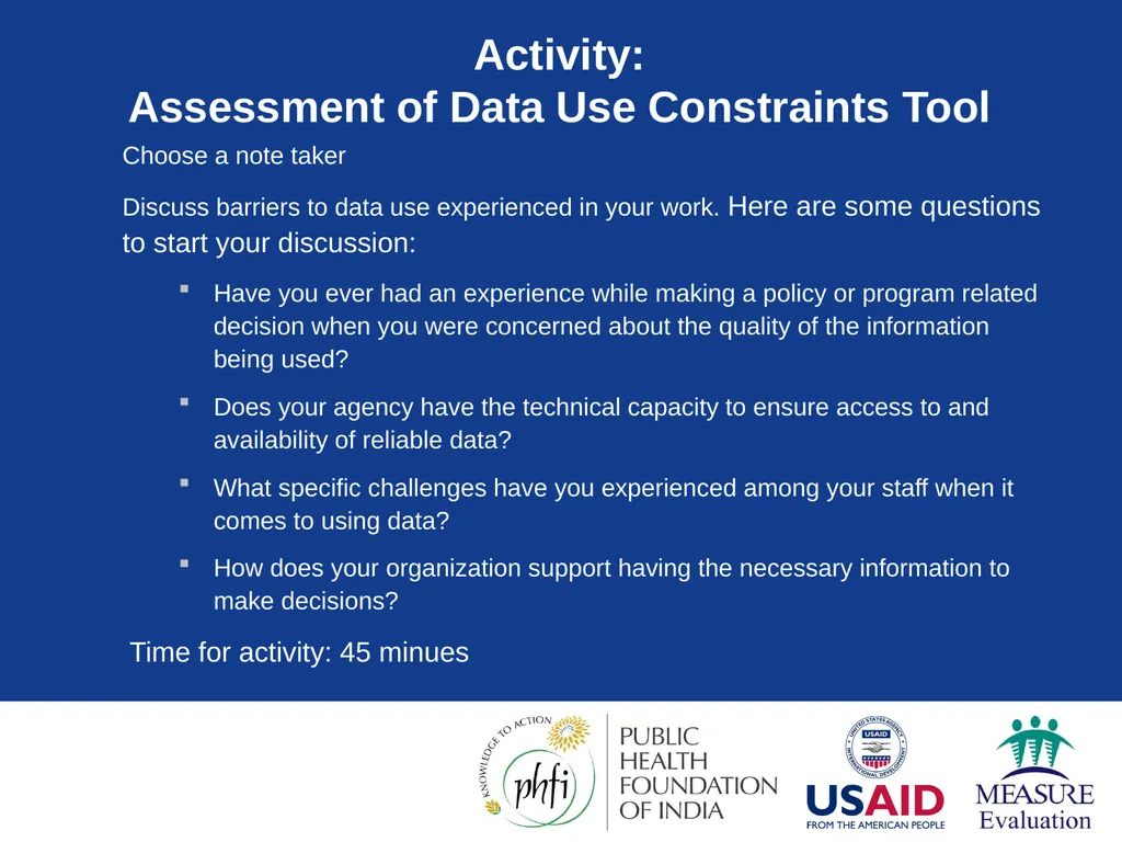 Data Demand & Use (DDU) Why we collect - slide 29 of 81