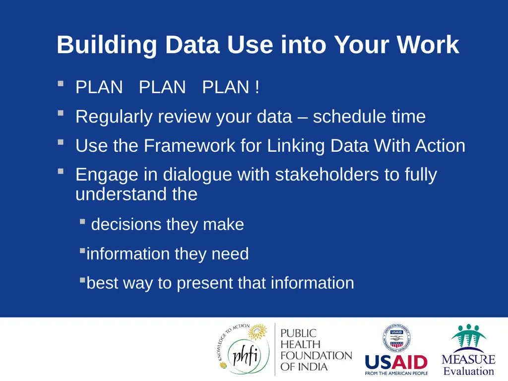 Data Demand & Use (DDU) Why we collect - slide 61 of 81