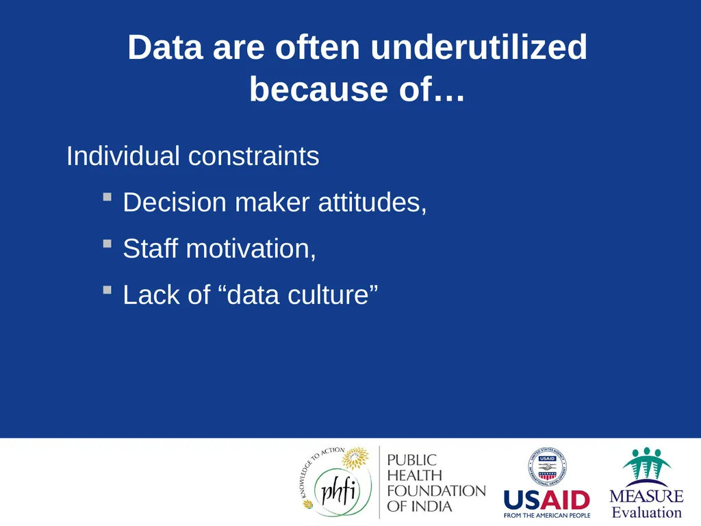 Data Demand & Use (DDU) Why we collect - slide 23 of 81