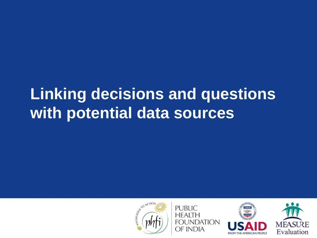 Data Demand & Use (DDU) Why we collect - slide 60 of 81