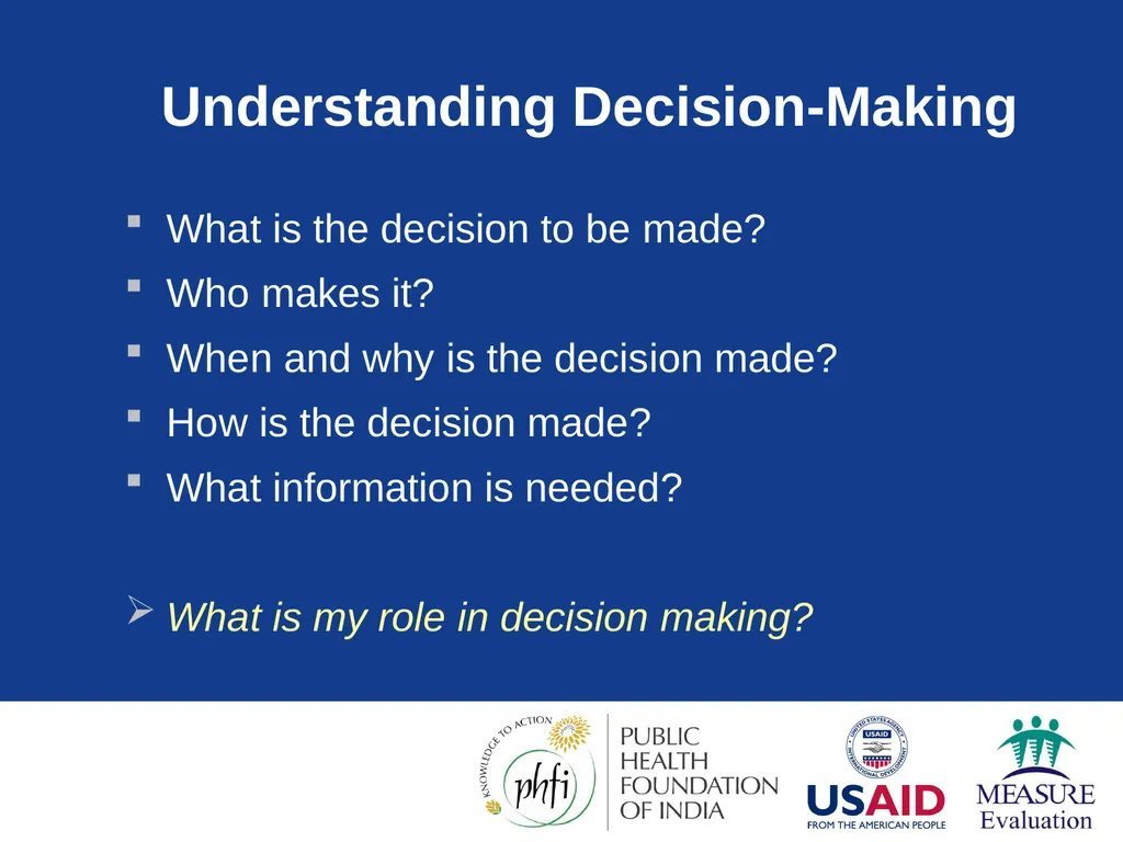 Data Demand & Use (DDU) Why we collect - slide 6 of 81