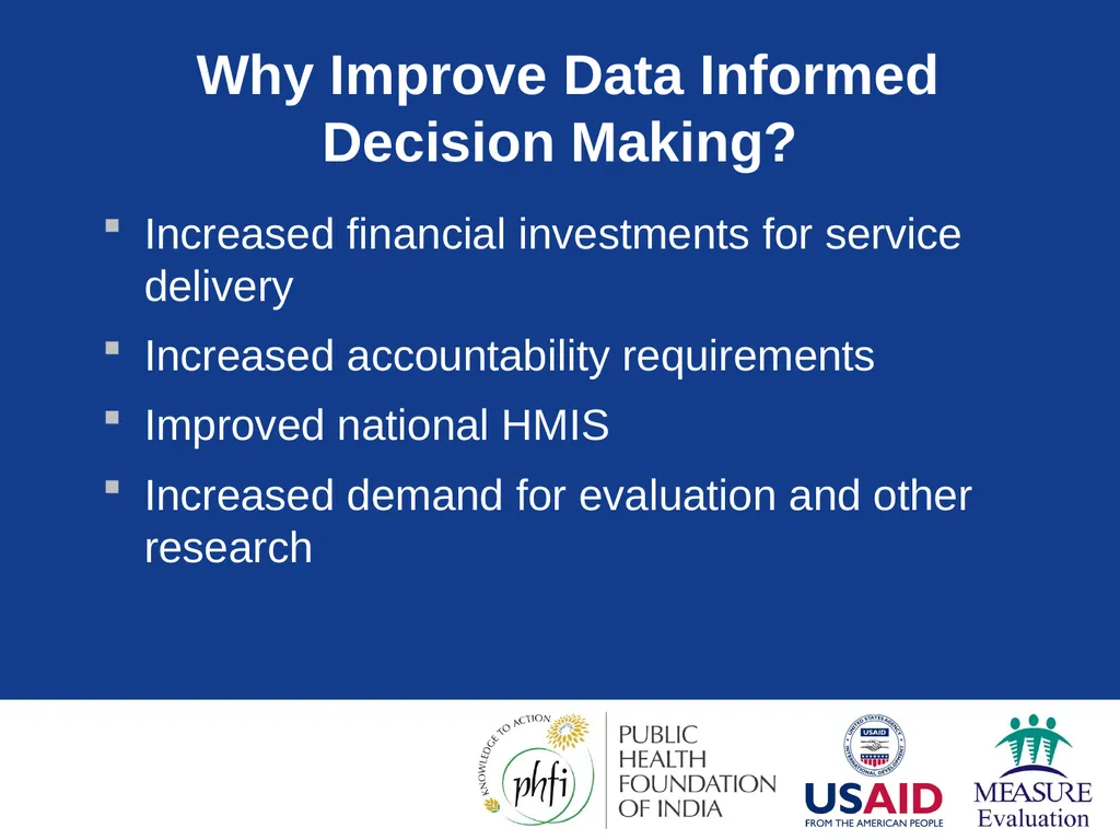 Data Demand & Use (DDU) Why we collect - slide 9 of 81