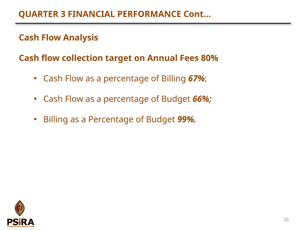 1 QUARTER 4 PERFORMANCE AND FINANCE REPORT - slide 10 of 46
