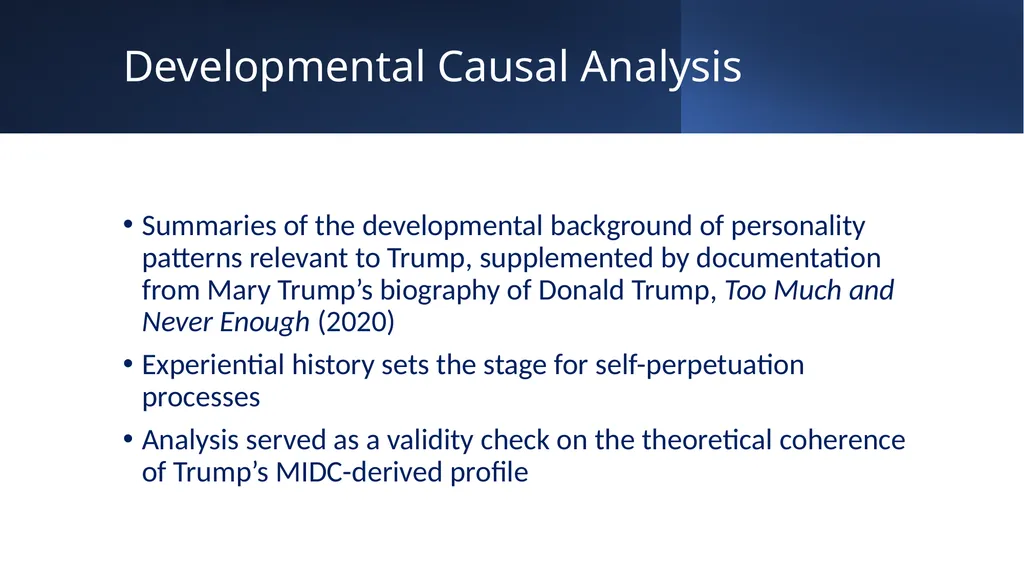 The Influence of Personality on Presidential - slide 10 of 24