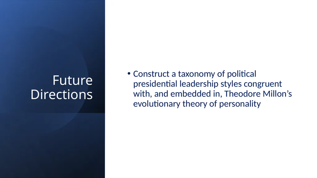 The Influence of Personality on Presidential - slide 24 of 24