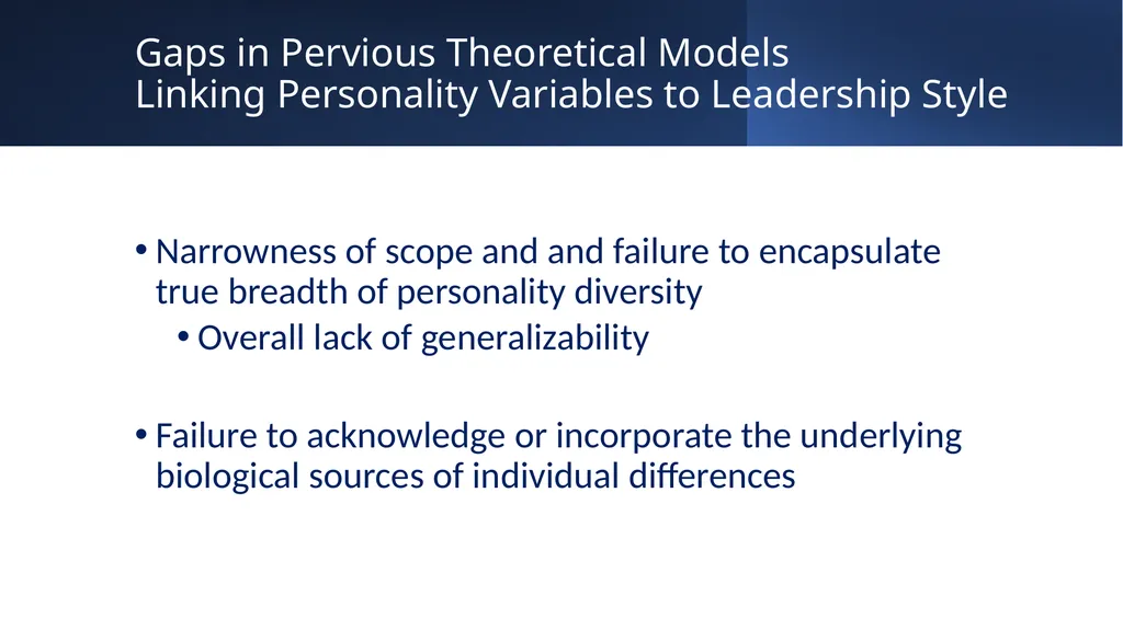 The Influence of Personality on Presidential - slide 5 of 24