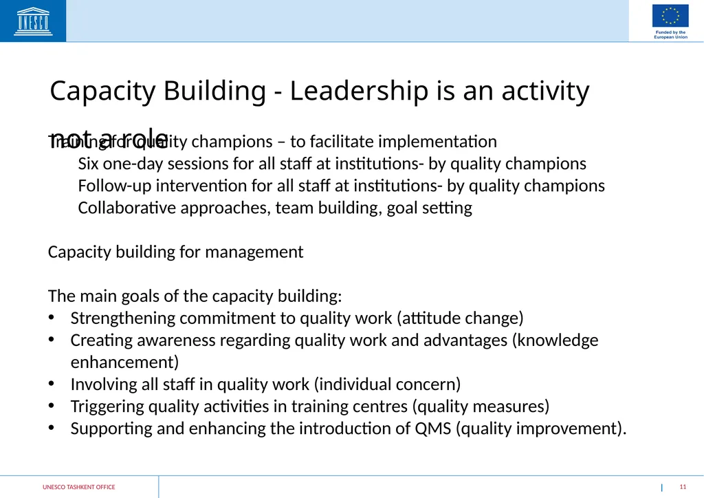 Skills Development for Employability in Rural - slide 11 of 15