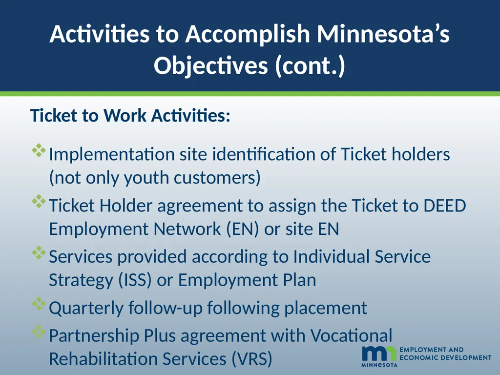 Minnesota’s Disability Employment Initiative - slide 14 of 20