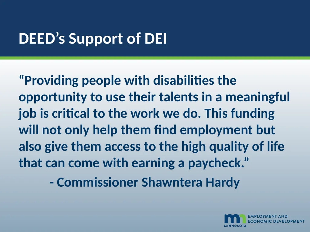 Minnesota’s Disability Employment Initiative - slide 6 of 20