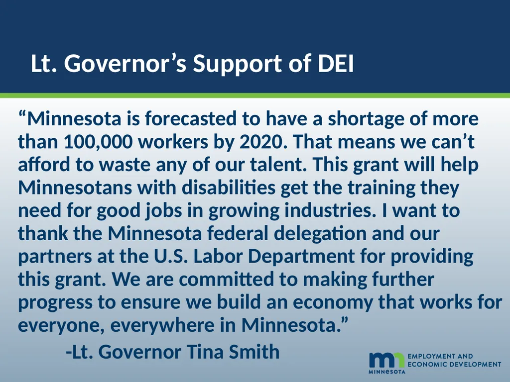 Minnesota’s Disability Employment Initiative - slide 5 of 20