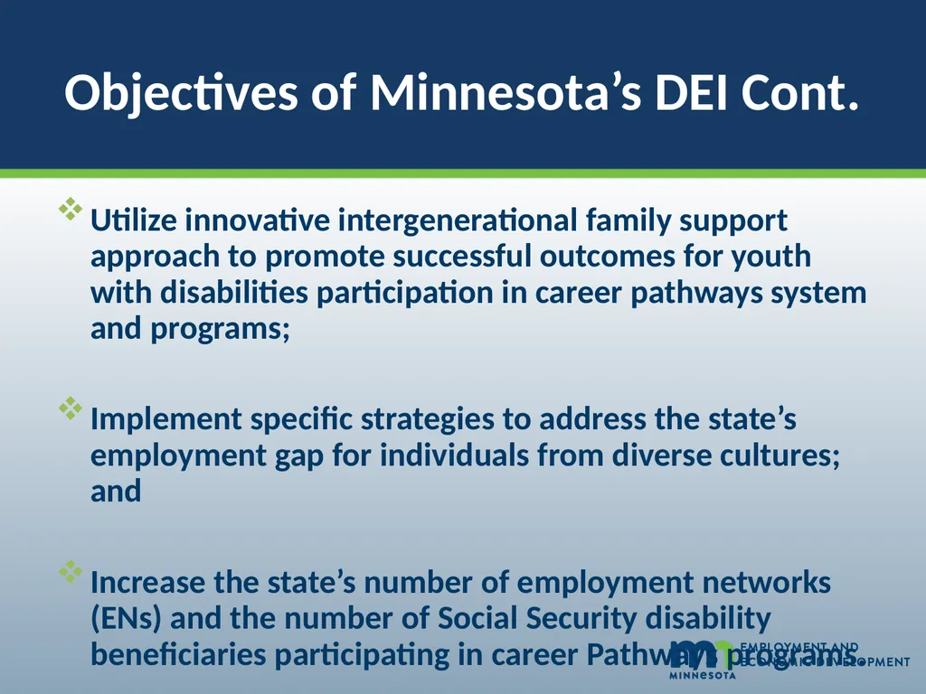 Minnesota’s Disability Employment Initiative - slide 8 of 20