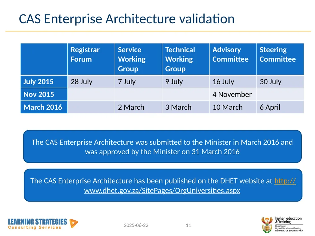 Central Application Service for Post-School - slide 11 of 92