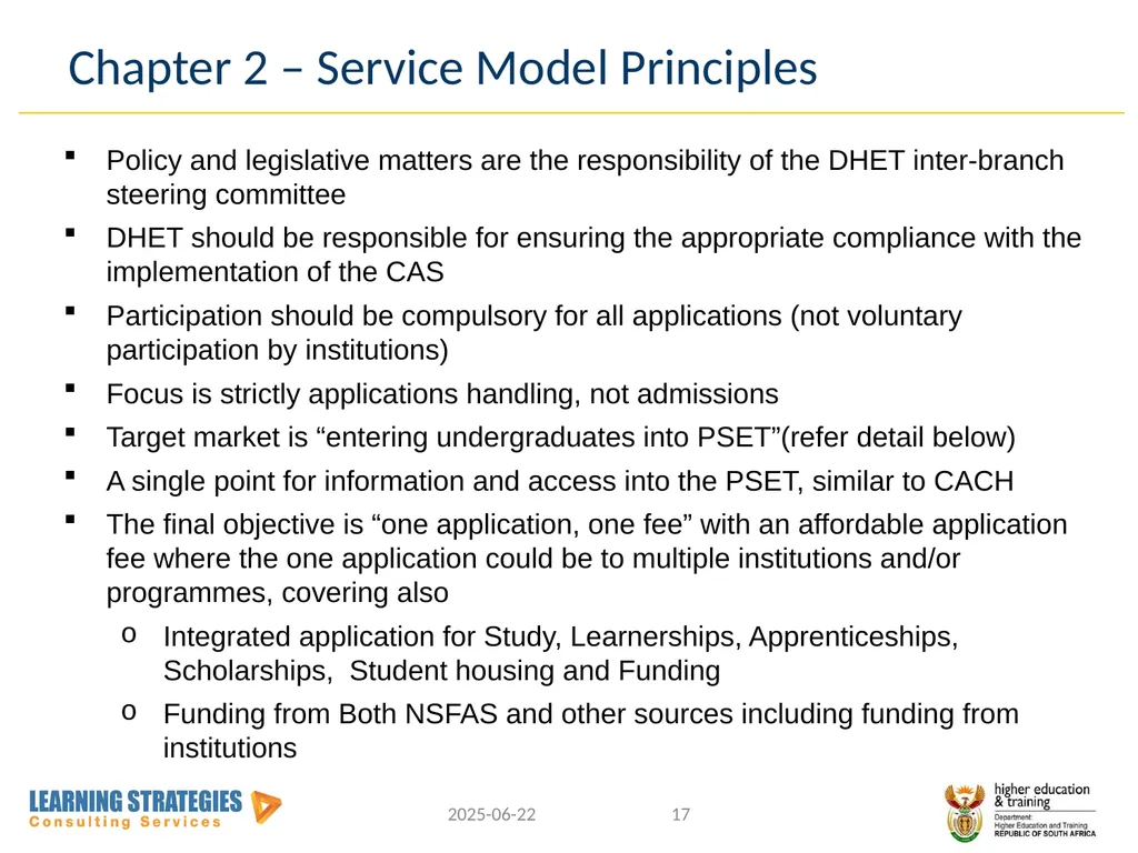 Central Application Service for Post-School - slide 17 of 92