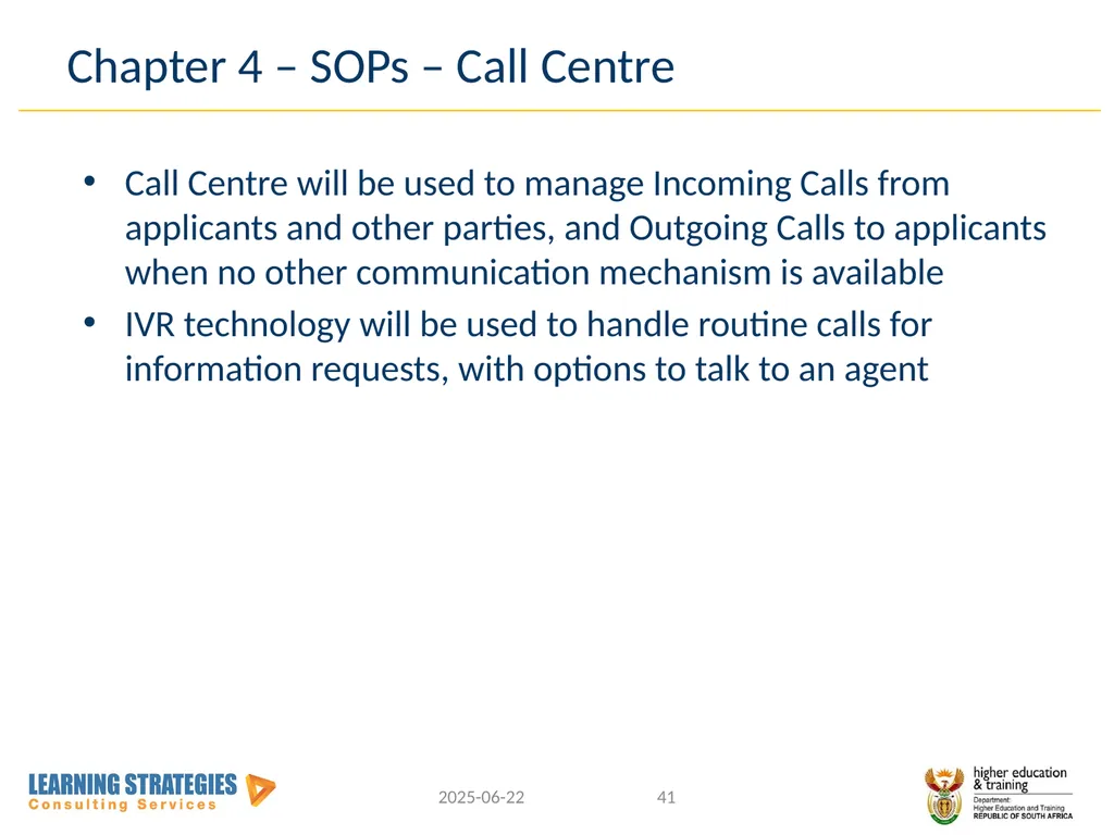 Central Application Service for Post-School - slide 41 of 92