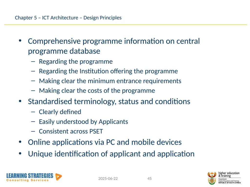 Central Application Service for Post-School - slide 45 of 92