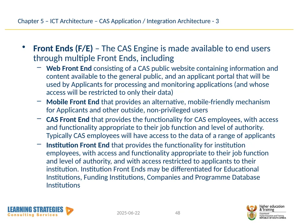 Central Application Service for Post-School - slide 48 of 92
